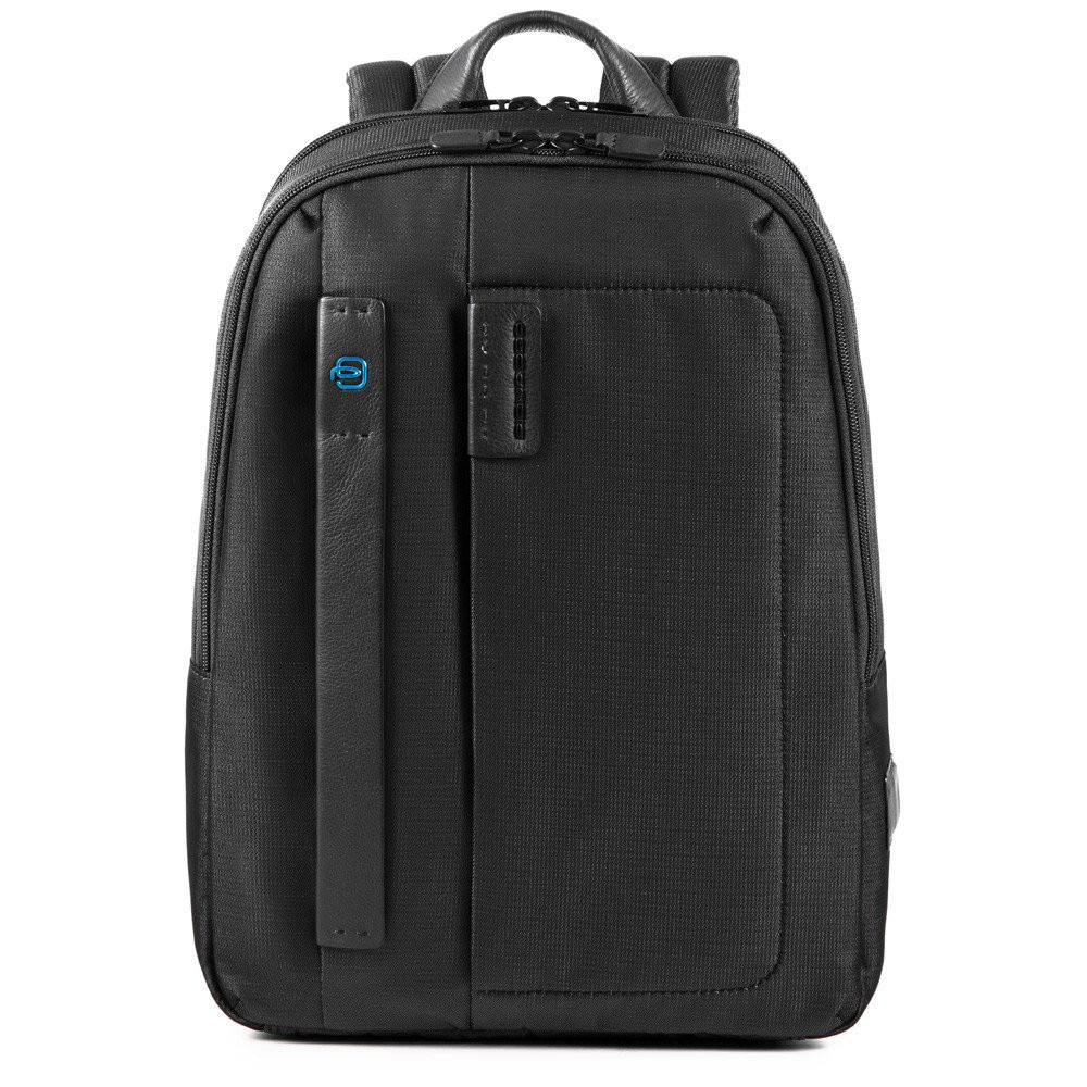 Zaino tessuto/pelle porta pc14