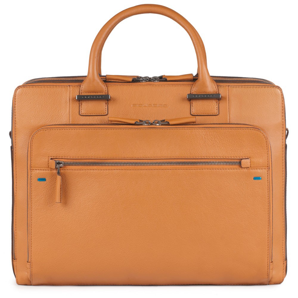 CARTELLA A 2 MANICI PORTA PC 15,6" CON PORTA iPAD - PIKE - SENAPE