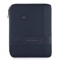 Portablocco sottile formato A5 con scomparto porta iPad® e porta penne Tokyo Blu Notte